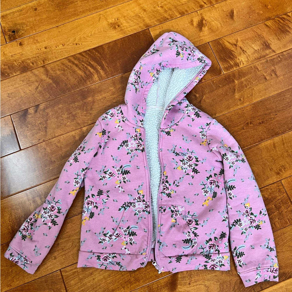 Nice pink flower sweater